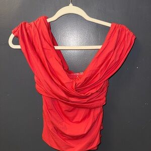 Abercrombie & Fitch red blouse